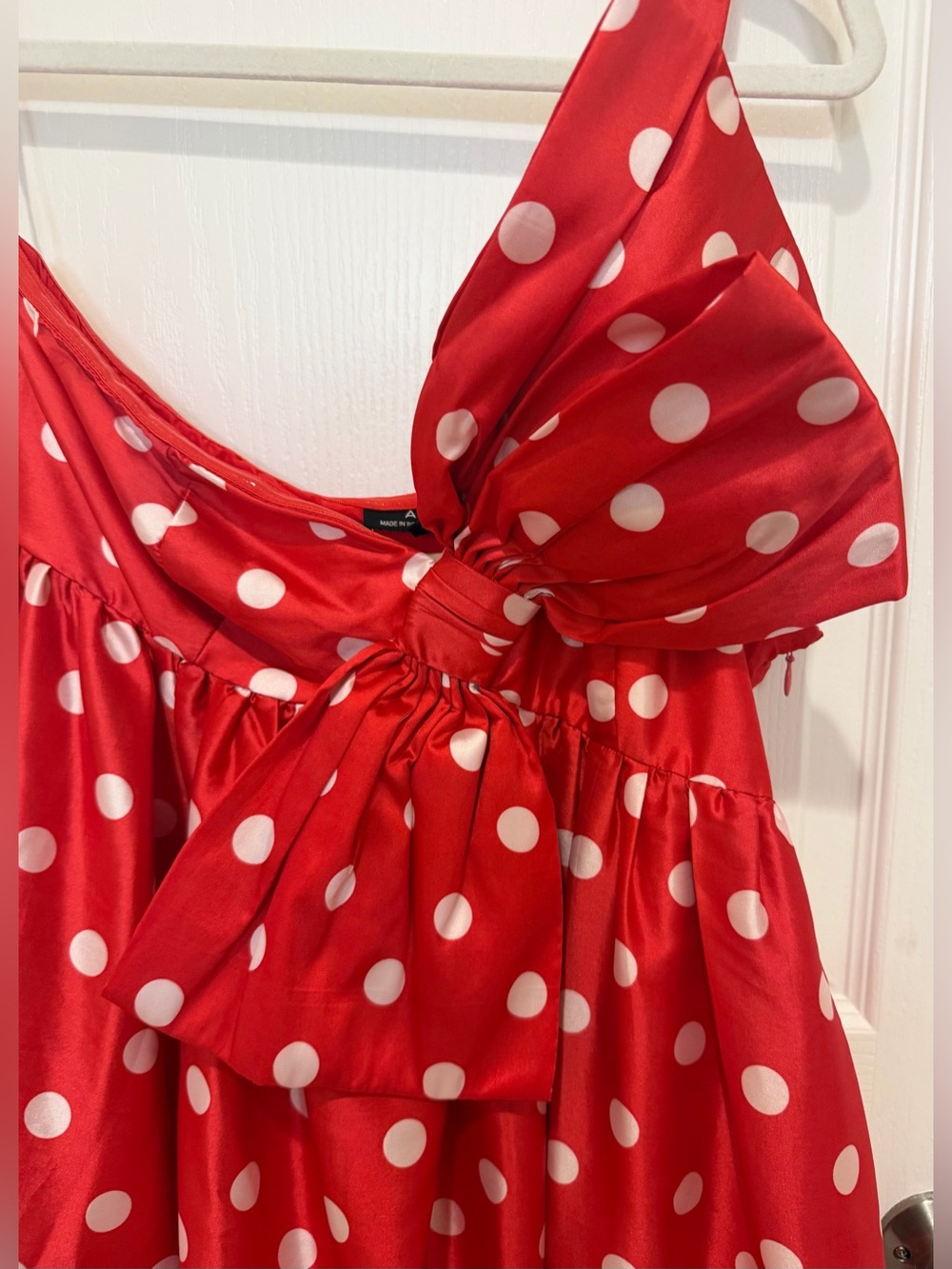 Anthropologie- Atsu Sally Bow Midi Dress, size L - Picture 6 of 9